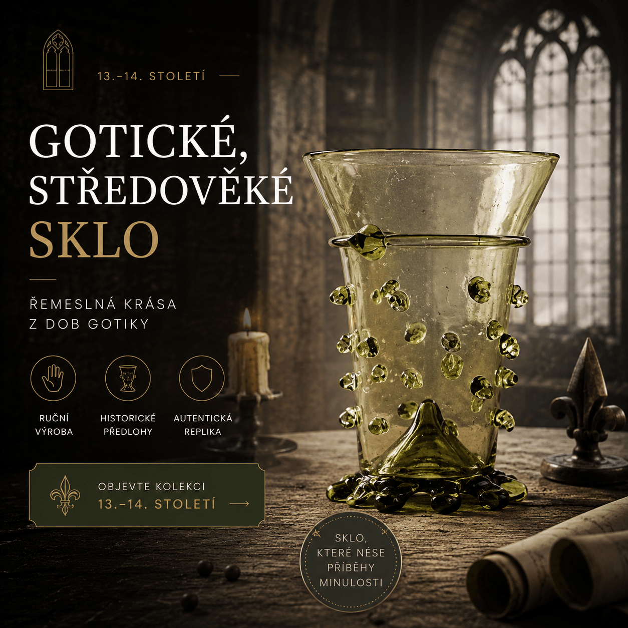 Gotické a středověké sklo